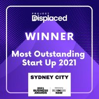 Project Displaced - Most Outstanding Start Up 2021 award